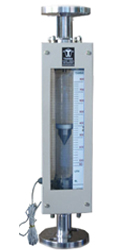 Glass Tube Rotameter with transmiter